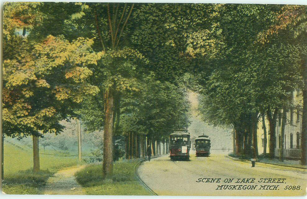 A trip from downtown through Lakeside toward Bluffton Muskegon, MI